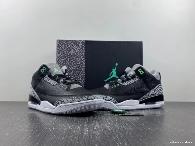 Rep Air 3 CT8532-031 Green Jordan Glow 0802